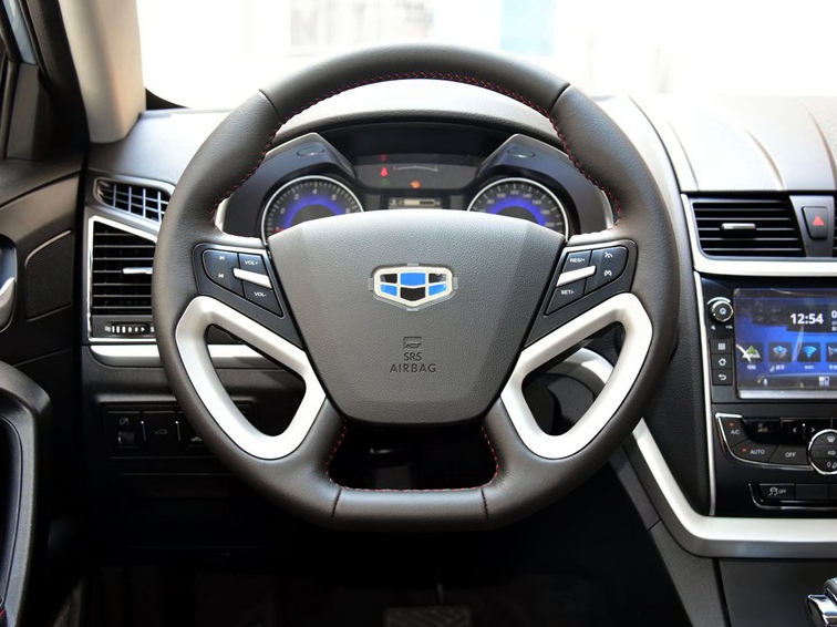 帝豪 2015款 三厢 1.5L CVT向上版中控方向盘图片