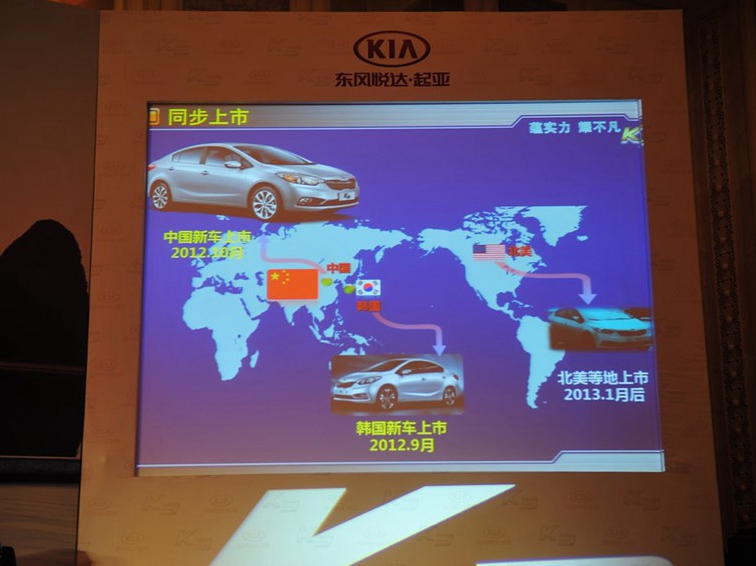 起亚K3 2013款 1.6L 自动GL车展活动图片