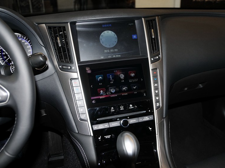 英菲尼迪Q50 2014款 3.7L 舒适版中控方向盘图片