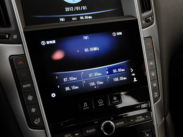 英菲尼迪Q50 2014款 3.7L 舒适版中控方向盘图片