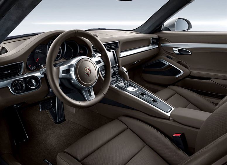 保时捷911 2014款 Turbo S Cabriolet 3.8T中控方向盘图片