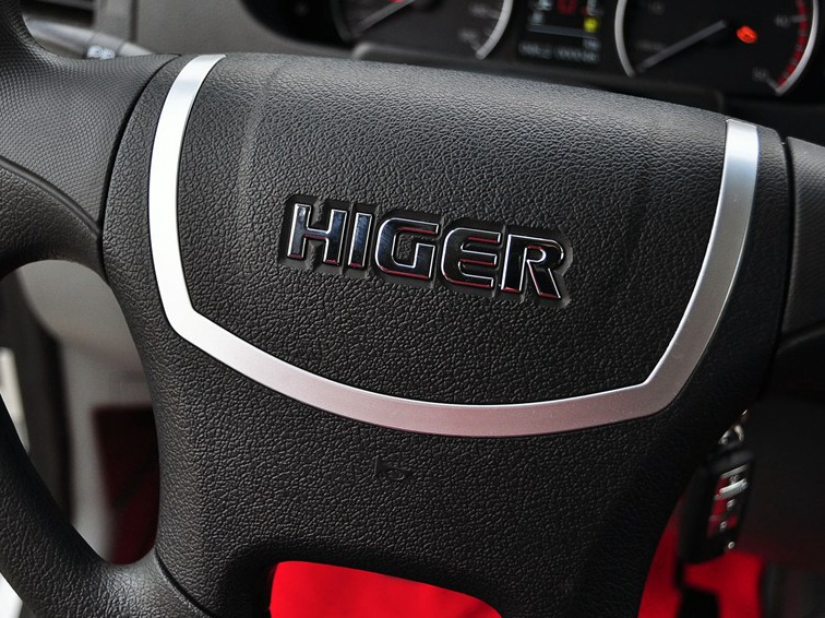 海格H5V 2014款 2.8T营运版豪华型SC28R143Q4中控方向盘图片