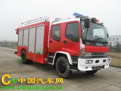 苏捷牌SJD5140TXFHJ120W型化学事故抢险救援消防车图片