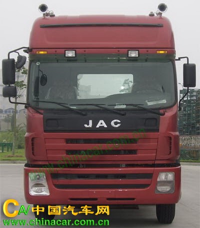 江淮牌HFC5253CCYK2R1型仓栅式运输车图片3