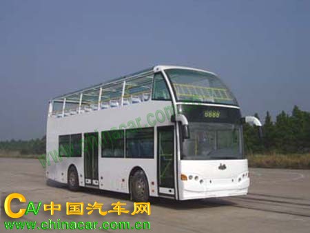 长江牌CJ6110SLCH型双层观光客车图片1