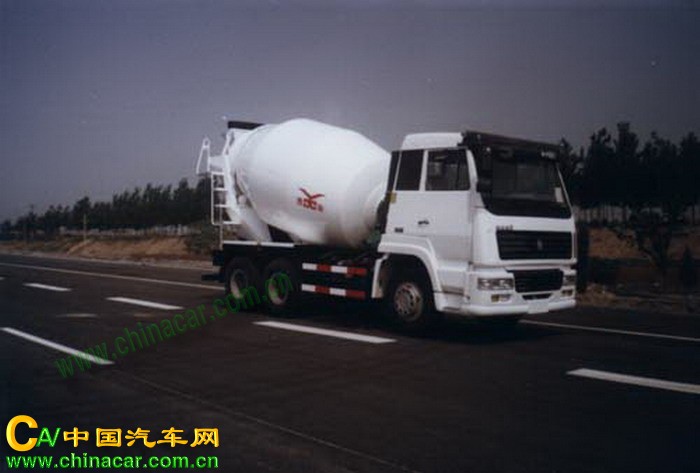豫新牌XX5250GJB型混凝土搅拌运输车图片1