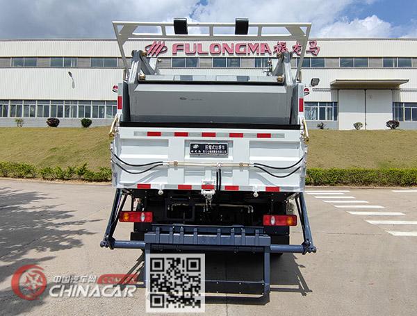福龙马牌FLM5100ZYSDF6GW型压缩式垃圾车图片4