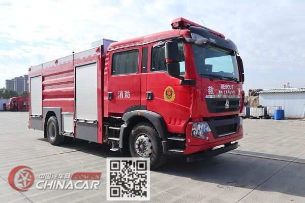 安奇正牌AQZ5190GXFPM80/H6型泡沫消防车图片1