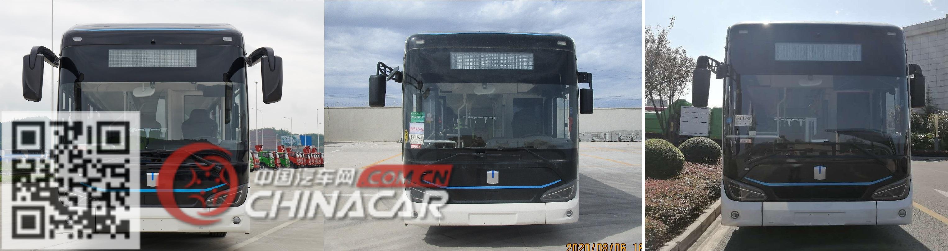 远程牌DNC6121BEVG10型纯电动低入口城市客车图片2
