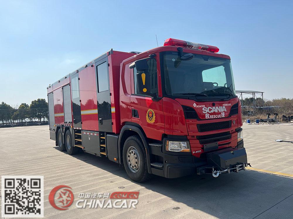 捷达消防牌SJD5250TXFXX60/SKA型洗消消防车图片