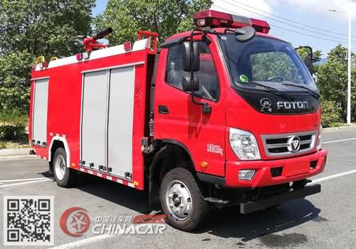 江特牌JDF5081GXFPM25/B6型泡沫消防车图片
