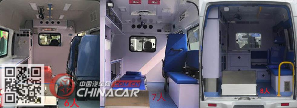 华通牌HCQ5041XJHSH6型救护车图片3