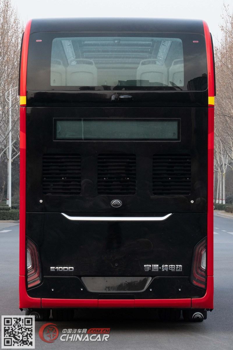 宇通牌ZK6100BEVGS3型纯电动低入口双层城市客车图片4