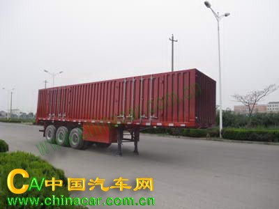 冀川骆驼牌JCT9380XXY型厢式运输半挂车