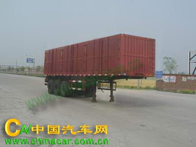 冀川骆驼牌JCT9300XXY型厢式运输半挂车