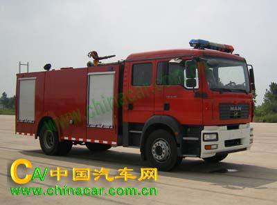 天河牌LLX5163GXFAP70M型A类泡沫消防车图片