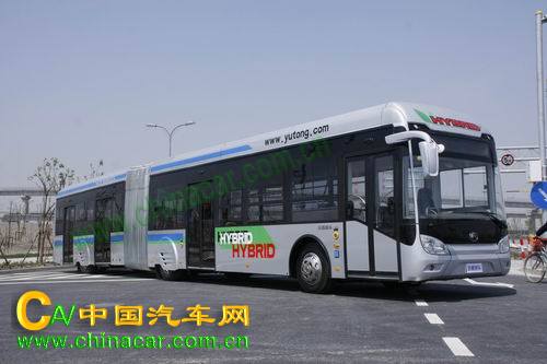宇通牌ZK6180CHEVGQAA型混合动力电动城市客车图片2