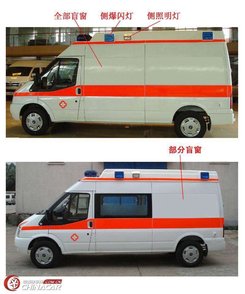 金徽牌KYL5030XJH-F型救护车图片2