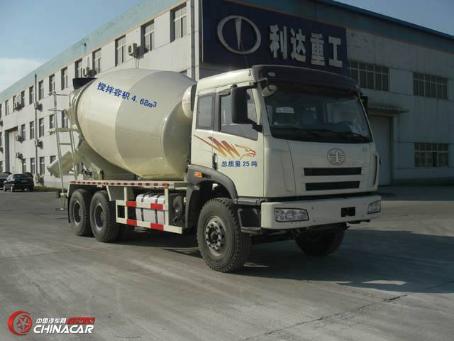 利达牌LD5252GJBP2K2LT1E型混凝土搅拌运输车图片