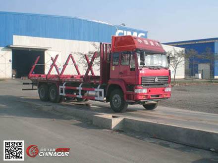 中集牌ZJV5250TYMSD型木材运输车