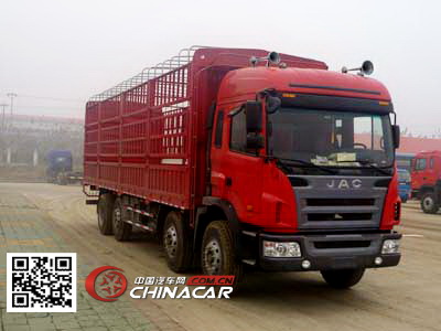 江淮牌HFC5242CCYK1R1LET型仓栅式运输车图片