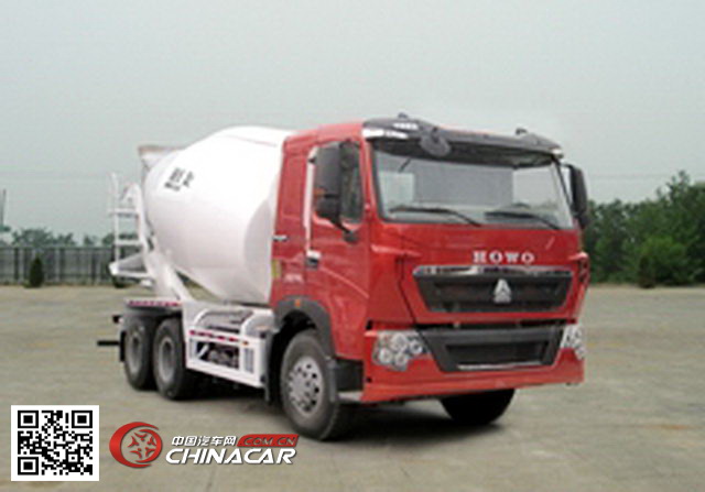 豪泺牌ZZ5257GJBN384HD1型混凝土搅拌运输车图片1