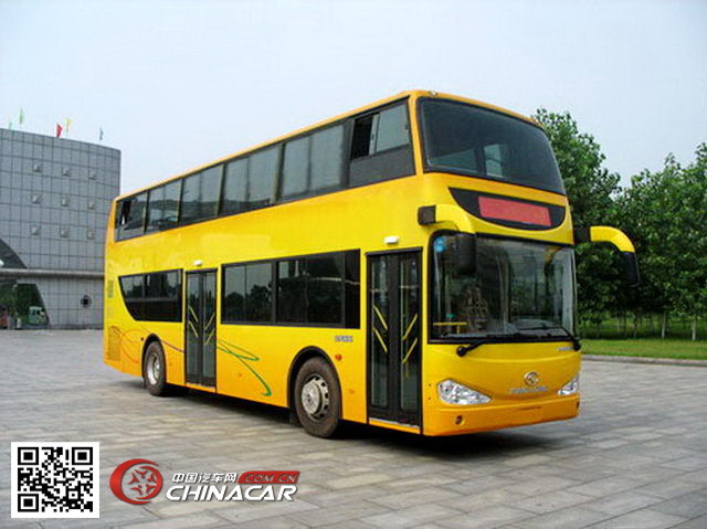 金龙牌XMQ6110GS1型双层城市客车图片3