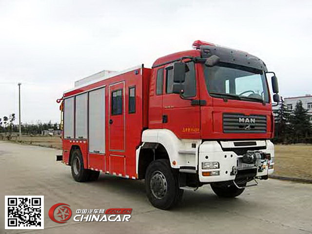 捷达消防牌SJD5160TXFJY100M型抢险救援消防车图片