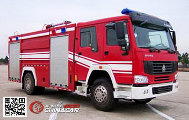 飞雁牌CX5190GXFSG72型水罐消防车图片