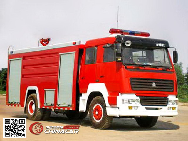 云鹤牌WHG5191GXFSG80型水罐消防车图片