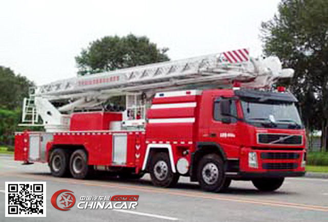 金猴牌SXT5410JXFDG40型登高平台消防车图片1