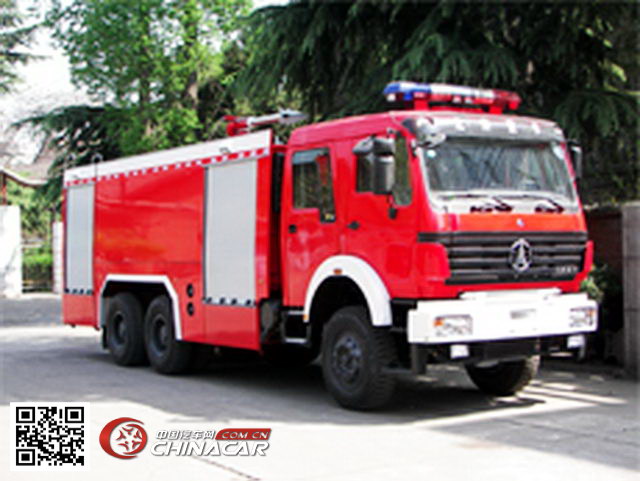 银河牌BX5270GXFSG120BC型水罐消防车图片