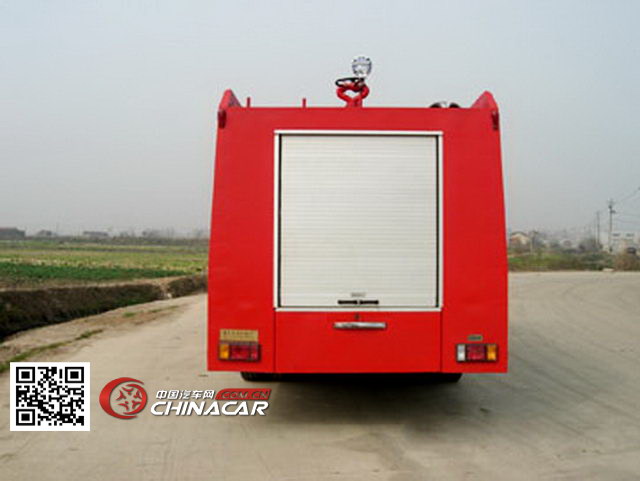 汉江牌HXF5140GXFSG55K型水罐消防车图片2