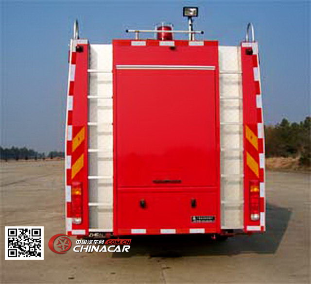 鸡球牌SZX5270TXFGP100型干粉-泡沫联用消防车