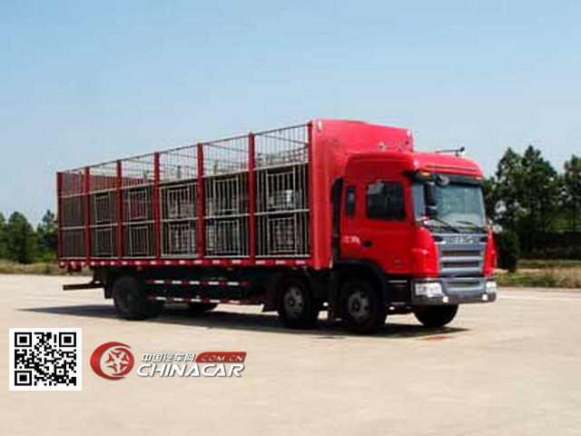 江淮牌HFC5202CCQKR1LT型畜禽运输车图片1