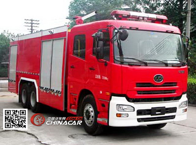 银河牌BX5280TXFGP110UD型干粉泡沫联用消防车图片