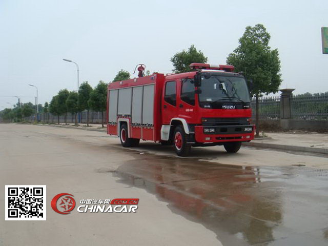 江特牌JDF5152GXFPM60/A型泡沫消防车图片1