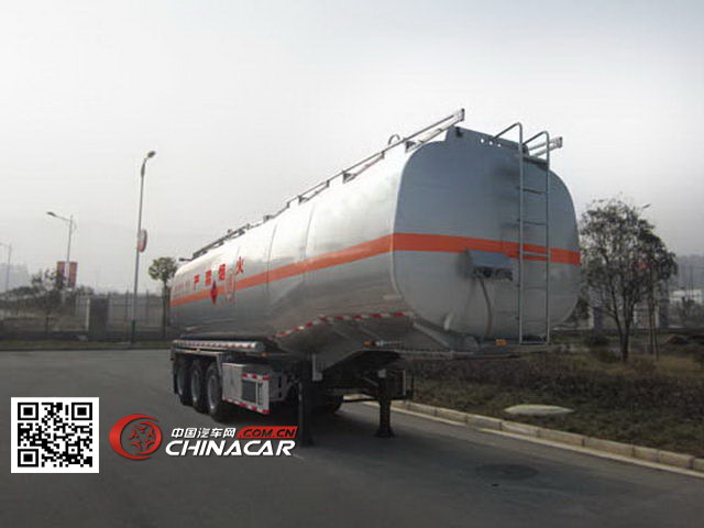 东风牌EQ9401GRYT1型易燃液体罐式运输半挂车图片1