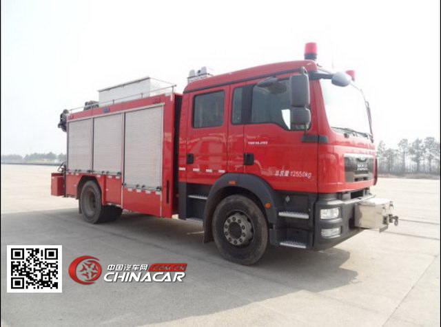 上格牌SGX5130TXFJY80/M型抢险救援消防车