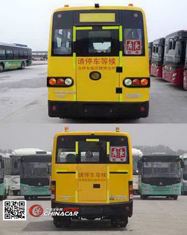 黄河牌JK6760DXAQ型幼儿专用校车图片4
