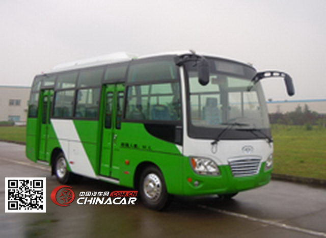 华新牌HM6660CFD4X型城市客车图片1