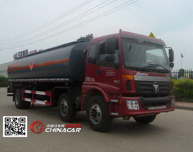 特运牌DTA5250GRYBH4型易燃液体罐式运输车图片
