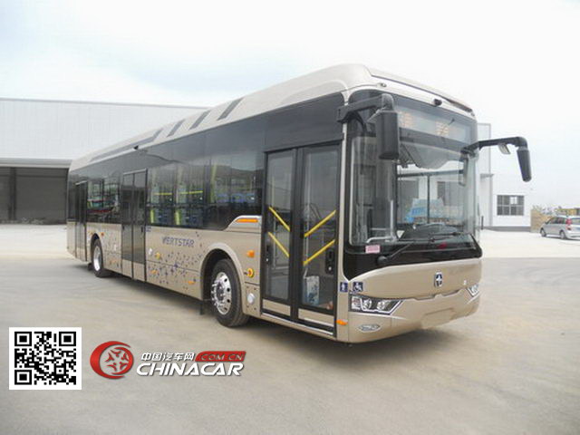亚星牌JS6128GHBEV型纯电动城市客车图片3