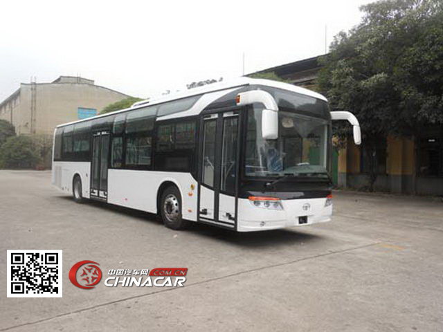 桂林牌GL6122HEVN1型混合动力城市客车图片2