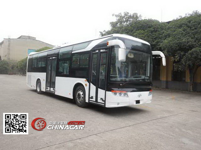 桂林牌GL6108HEVN1型混合动力城市客车图片2