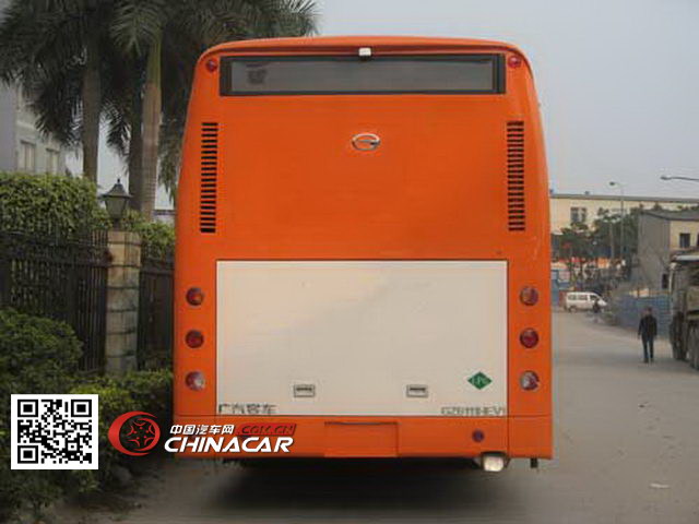 广汽牌GZ6113HEV4型混合动力城市客车
