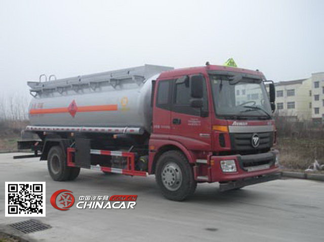楚风牌HQG5160GRY4BJ型易燃液体罐式运输车图片
