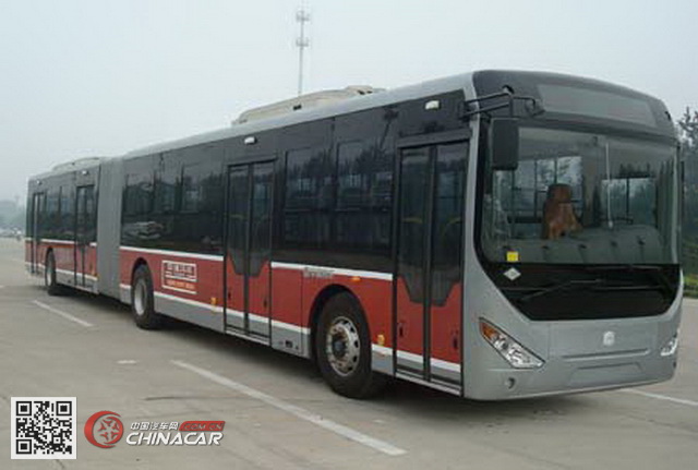中通牌LCK6180H5QG型铰接式城市客车
