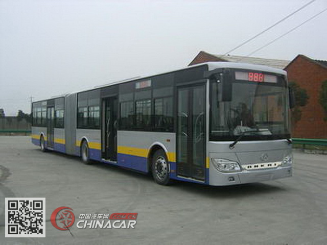 安凯牌HFF6182G02D型铰接城市客车
