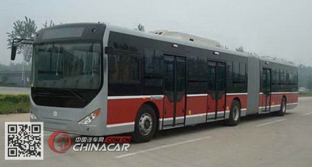 中通牌LCK6180HQGNA型铰接式城市客车